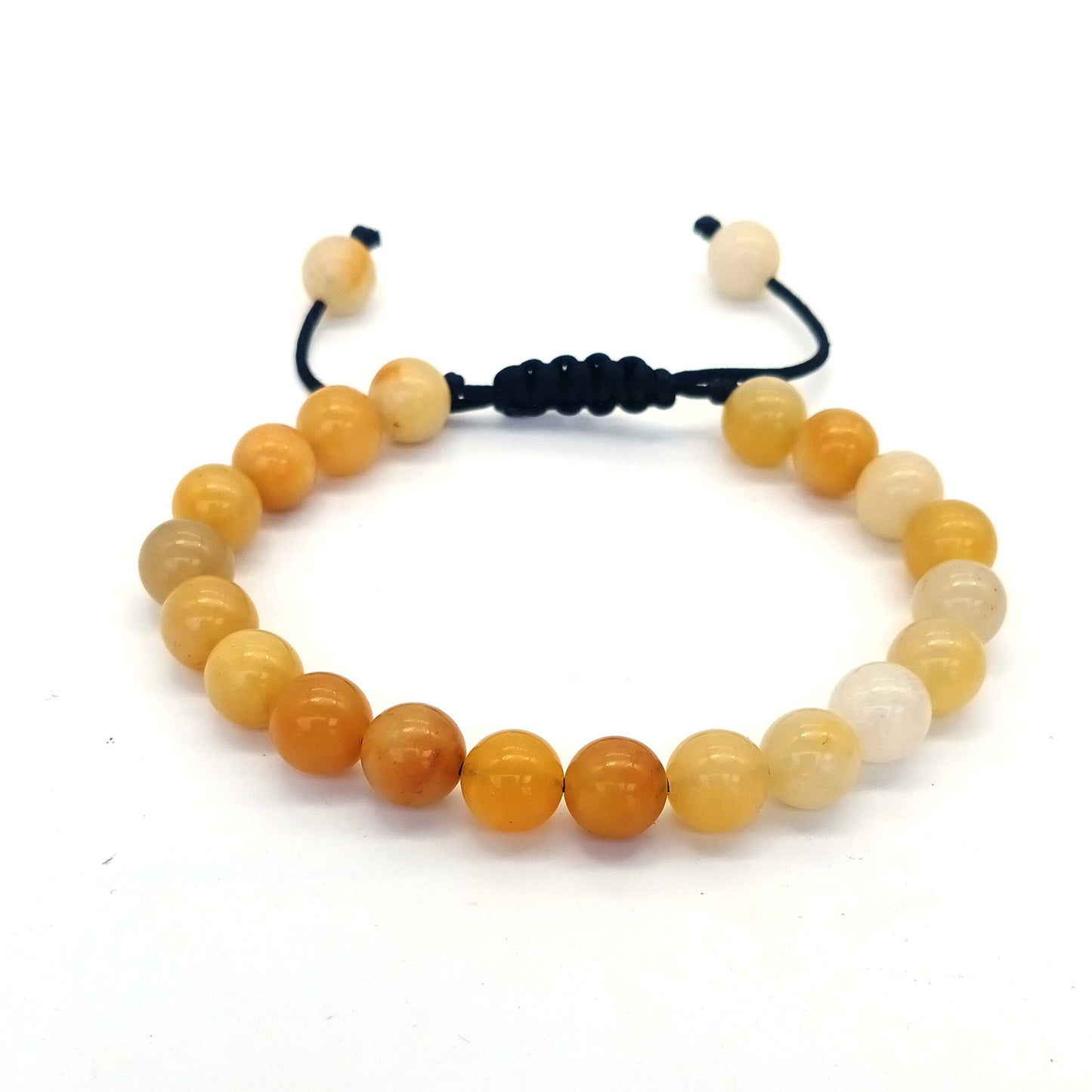 8mm Tiger Eye Stone Beads Bracelet Adjustable Braided Rope Bangles Natural Lava Rock Men Women Yoga Healing Balance Bracelets